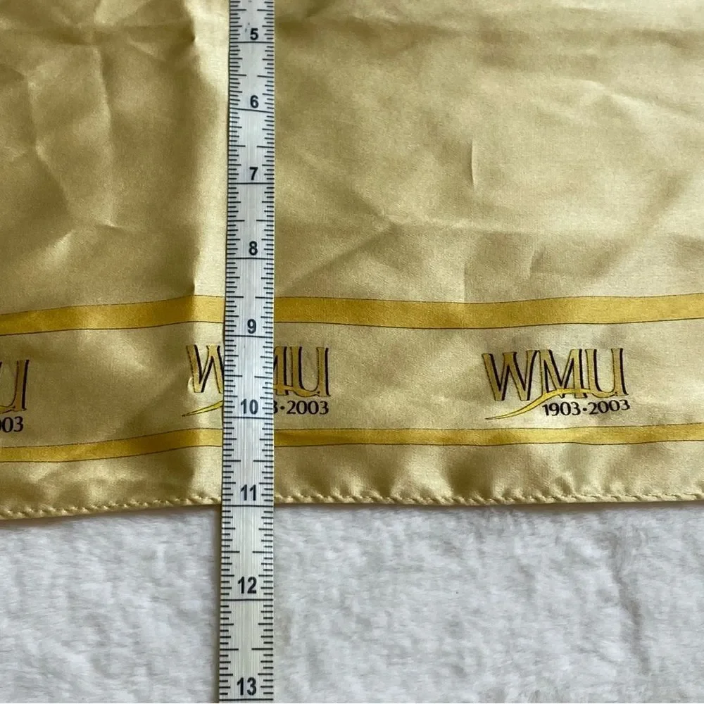 WM Chelsea LTD Custom Design 100% Silk WMU Commemorative Scarf